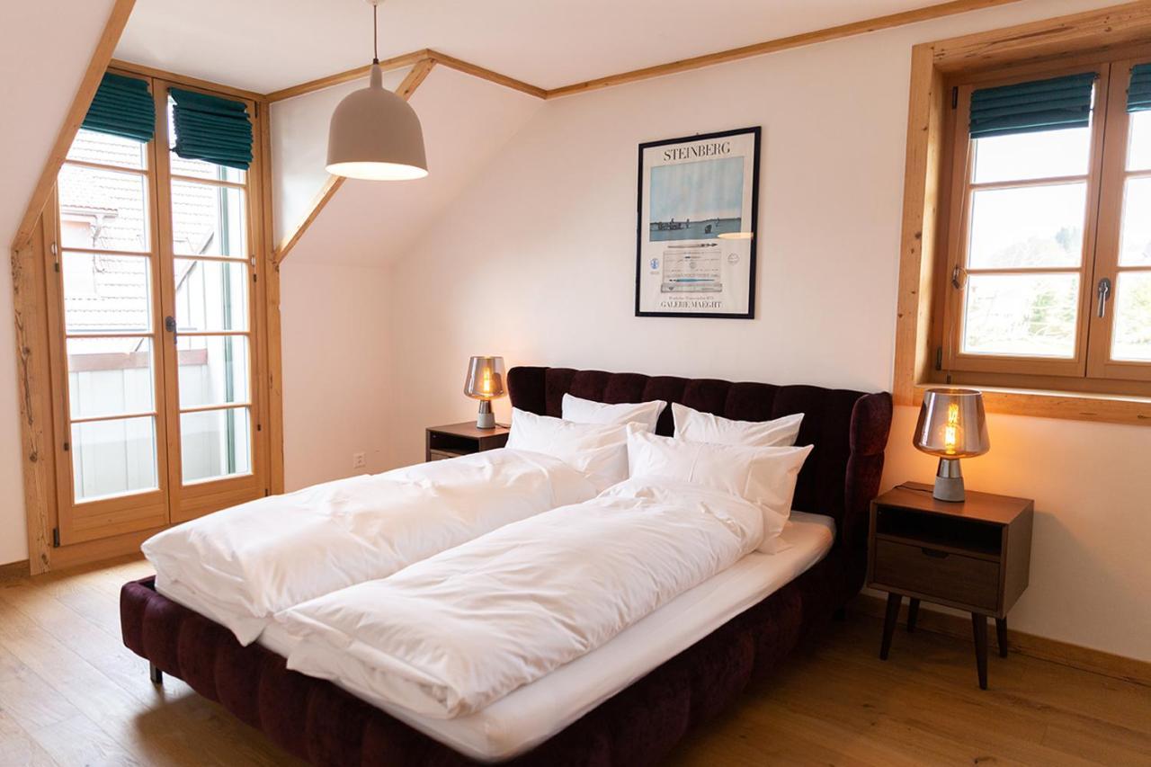 Gasthof Zum Schluessel La Meridienne Fribourg Sa Ueberstorf ภายนอก รูปภาพ